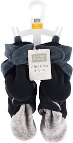 img 2 attached to Cozy Fleece Booties for Hudson Baby Unisex-Babies: Warm and Snuggly Footwear