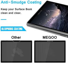 img 1 attached to 🔒 Megoo 15 Inch Tempered Glass Screen Protector for Surface Book 2/3 - Easy Installation, Scratch Resistant, Compatible with Microsoft Surface Pen