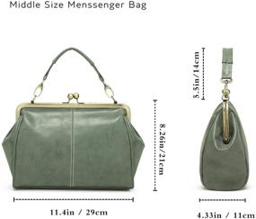 img 2 attached to Frosted Vintage Crossbody Handbags for Women - Messenger Bags & Wallets, Perfect for Totes