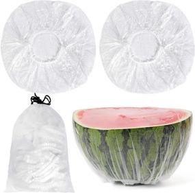 img 4 attached to 🔵 Set of 100 Elastic Food Storage Covers