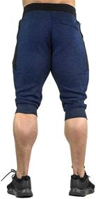 img 2 attached to NAVEKULL Jogger Workout Running Pockets Men's Clothing