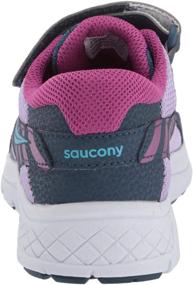 img 2 attached to Saucony Kids S Velocer Little Purple Girls' Shoes and Athletic