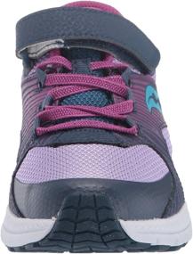 img 3 attached to Saucony Kids S Velocer Little Purple Girls' Shoes and Athletic