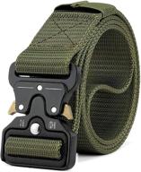 mozeto tactical military quick release heavy duty men's accessories and belts logo