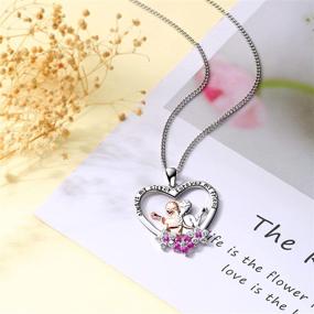 img 2 attached to 👭 TRENSYGO 925 Sterling Silver Sister Heart Necklace: The Perfect Friendship Gift