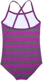 img 2 attached to Leveret Girls Swimsuit Rainbow Toddler Apparel & Accessories Baby Girls