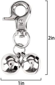 img 3 attached to 🔔 Stylish EXPAWLORER Bell Training Charm Pendants: Chic Jewelry for Pet Dog Cat Necklace Collar