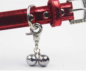 img 1 attached to 🔔 Stylish EXPAWLORER Bell Training Charm Pendants: Chic Jewelry for Pet Dog Cat Necklace Collar