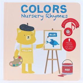 img 4 attached to Книга со звуками "Цвета детских песен Cali's Books": интерактивная и образовательная игрушка для малышей и малышей от 1 до 3 и от 2 до 4 лет.