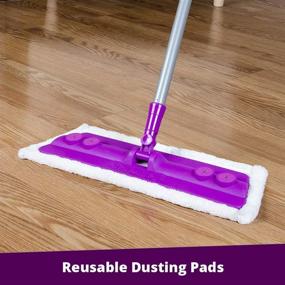 img 2 attached to 🧹 Rejuvenate Microfiber Dusting Pad Refill: Ideal for Hardwood & Laminate Floor Care System Mop – Compatible with All Rejuvenate Floor Care Products