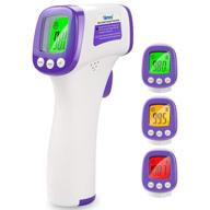 🌡️ non-contact infrared thermometer for adults, babies, kids – accurate instant readings, fever alarm, memory recall – digital medical forehead thermometer for fever logo