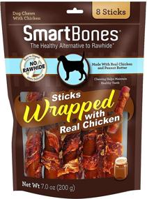 img 3 attached to 🐶 Rawhide-Free Chicken Wrapped Sticks: Treat Your Dog with Real Chicken and Veggie Chew