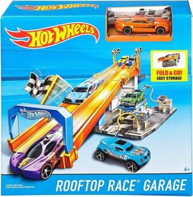 img 1 attached to 🏎️ Exclusive Hot Wheels Rooftop Playset - Unlock Hours of Racing Fun
