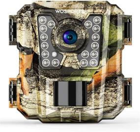 img 2 attached to 📷 Wosports G100 Mini 16MP 1080P HD Trail Camera for Wildlife Scouting and Hunting, Waterproof, with IR Night Vision Video Cam