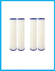 img 1 attached to 🔍 Highly Efficient Compatible WPC0 35 975 Pleated Sediment Filters for Optimal Filtration Performance