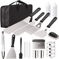 🍳 28-piece stainless steel griddle accessories kit for blackstone and camp chef - jovno flat top griddle spatulas set for outdoor bbq, camping, and cooking logo