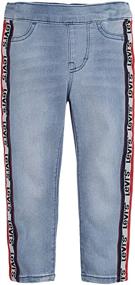 img 2 attached to 👖 Levis Girls Leggings Peacoat 7 – Girls' Clothing in Jeggings