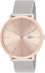 img 4 attached to Lacoste Womens Quartz Silver Stainless