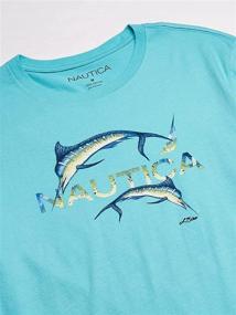 img 1 attached to Nautica Sleeve Classic Graphic Vibrant Men's Clothing in T-Shirts & Tanks