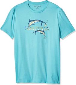 img 4 attached to Nautica Sleeve Classic Graphic Vibrant Men's Clothing in T-Shirts & Tanks
