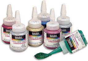 img 1 attached to Лакокрасочная краска Liquitex Professional с блестками "Liquigems" оттенка сапфир.