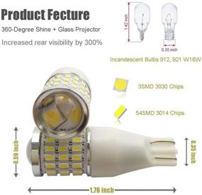 img 2 attached to IBrightstar Newest Projector Replacement Reverse Lights & Lighting Accessories