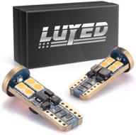 лампы luyed 2 x 540 люмен 3030 12-ex chipsets canbus w5w 194 168 2825 led, янтаря (самый яркий 194 led на amazon) логотип