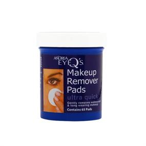 img 1 attached to 👀 Andrea Eye Q's Ultra Quick Eye Makeup Remover Pads, 65-Count (Bundle of 3)
