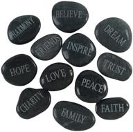 bulk handmade decorative faith stone set - 12 stones logo