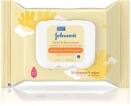 johnson's baby hand and face wipes, pack of 25 logo