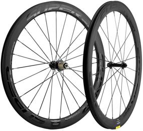 img 4 attached to 🚲 UCI Approved 700c Carbon Wheelset Clincher - Superteam 50/25mm, UD Matte Finish