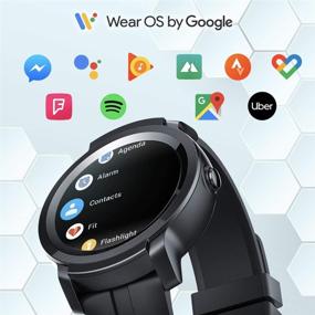 img 2 attached to TicWatch E2 Smartwatch - Built-in GPS, 5ATM Waterproof, 24h ⌚ Heart Rate Monitoring, Wear OS by Google, iOS and Android Compatible