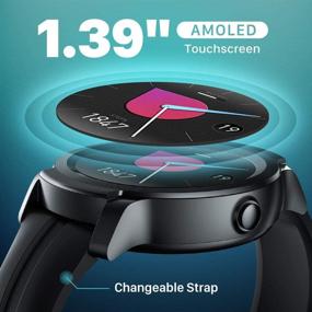 img 3 attached to TicWatch E2 Smartwatch - Built-in GPS, 5ATM Waterproof, 24h ⌚ Heart Rate Monitoring, Wear OS by Google, iOS and Android Compatible