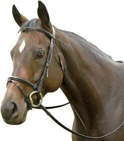 img 1 attached to Exselle Event Plain Raised Bridle