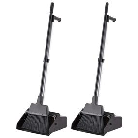 img 4 attached to AmazonCommercial Lobby Dustpan Broom Set