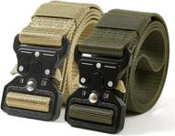 🎖️ durable release buckle men's accessories for tactical military belts logo