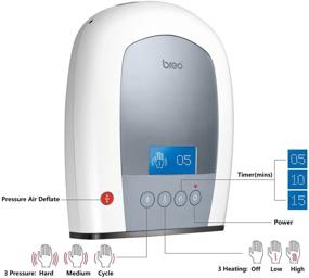 img 1 attached to 🖐️ Breo iPalm520 Электрический массажер для ладоней и пальцев с акупрессурой - версия с ЖК-экраном