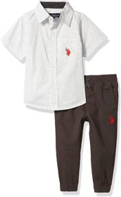 img 3 attached to Boys Pants Set by U.S. Polo Assn.