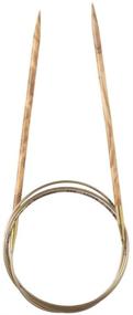 img 1 attached to 🪡 Addi Olive Wood Circular Knitting Needles, 32 inch (80cm), US size 8 (5 mm), Made in Germany - 575-7/80/5