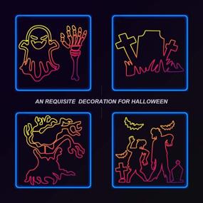 img 2 attached to 🎃 Spooky Halloween Stencils: Decorate and Create with Reusable Painting, Drawing, and Art Supplies