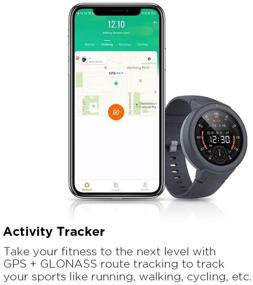 img 1 attached to 🏃 Stylish and Smart: Amazfit Verge Lite Grey - Your Perfect Fitness Companion