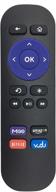 🎮 enhanced infrared remote controller for roku streaming player 1/2 / 3/4 - mlk247, m-go, netflix, vu-do app key - supports 3900x model, excludes tcl tv or any other tv logo