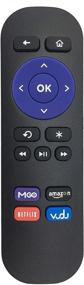 img 4 attached to Улучшенный инфракрасный пульт дистанционного управления для Roku Streaming Player 1/2 / 3/4 - MLK247, M-GO, Netflix, клавиша приложения Vu-do - поддерживает модель 3900X, исключая телевизор TCL или любой другой телевизор