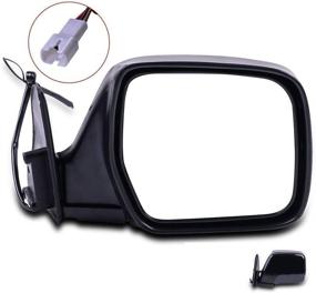 img 4 attached to Зеркало боковое для переднего пассажира SCITOO справа для Lexus LX450 и Toyota Land Cruiser (1990-1998) | Электропривод и складывание с использованием ручки
