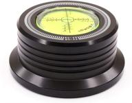 viborg lp628b record weight black 60hz 280g lp disc stabilizer turntable level vinyl clamp hifi (60hz logo
