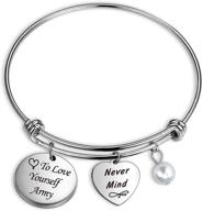 🎁 togon bts bracelet: a beautiful love yourself army never mind bangle for women, girls, sisters, and daughters – perfect inspirational gift for best friends and wives logo