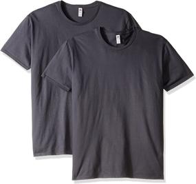 img 2 attached to 👕 Fruit of the Loom Black Sleeve T-Shirt: Sleek and Stylish