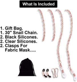 img 3 attached to 👑 Enhance Your Style with the Face Holder Copper Chain Strap