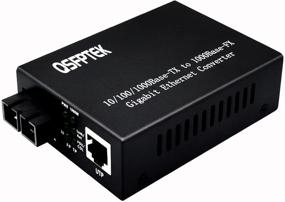 img 4 attached to 🔌 Конвертер мультимодового дуального оптоволокна QSFPTEK Gigabit Ethernet - Dual SC Fiber, Mini RJ45 к слоту SFP, 1000Base-SX, до 550 м