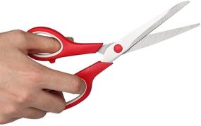 img 1 attached to Jasni Scissors Comfort Grip Titanium Stainless